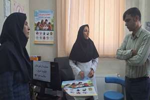 بازدید مسوول سلامت خانواده و جوانی جمعیت از اتاق مشاوره شیردهی مرکز خدمات جامع سلامت حافظ