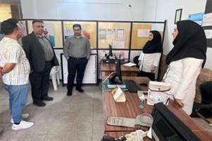 بازدید رئیس مرکز بهداشت شهدای والفجر از مراکز خدمات جامع سلامت شمال شرق شیراز