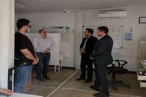 بازدید مسوول واحد پیشگیری و مبارزه با بیماری های واگیر از روند انجام واکسیناسیون برای مددجویان و کارکنان مرکز کاهش آسیب سعدی