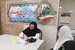 اردوی جهادی سلامت محور در مرکز خدمات جامع سلامت اکبرآباد برگزار شد