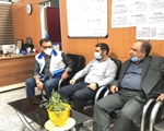 بازدید سرپرست مرکز بهداشت شهدای والفجر از پایگاه بهداشت مرزی فرودگاه بین المللی شهید آیت الله دستغیب(ره) شیراز
