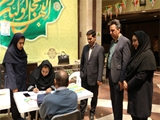 برپایی ایستگاه سلامت در مترو نمازی به مناسبت گرامیداشت هفته سلامت