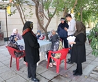 بازدید از سرای سالمندان به مناسبت گرامیداشت هفته سالمند 