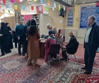 اردوی جهادی سلامت محور در منطقه کم برخوردار اکبرآباد شیراز برگزار شد