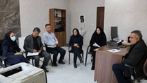 نشست هماهنگی و برنامه ریزی پیرامون ارائه مطالب آموزشی حوادث جنگ به عموم مردم در مرکز بهداشت شهدای والفجر برگزار شد