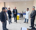 بازدید میدانی رییس مرکز بهداشت شهدای والفجر از مراکز ارائه خدمات زیر پوشش مرکز در شرایط بحران جنگ