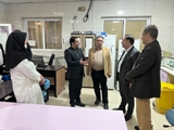 بازدید معاون بهداشت وزارت بهداشت به همراه معاون بهداشت دانشگاه علوم پزشکی شیراز از مرکز خدمات جامع سلامت شبانه روزی امام مهدی (عج)_داریون در دومین روز سال ۱۴۰۵
